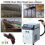 1000 W Mini-Kopf-Rost-Laser-Reinigungsmaschine